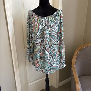 Premise Multicolor Paisley Blouse